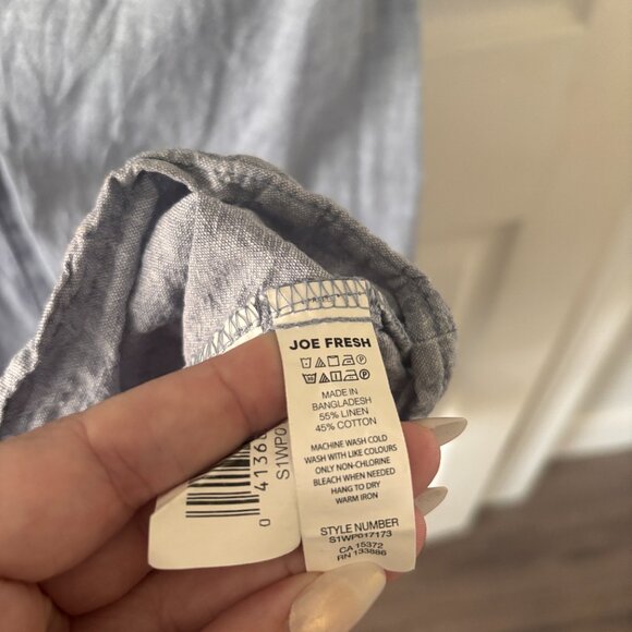 Puff Sleeve Button Front Midi Dress - Picture 3 of 3